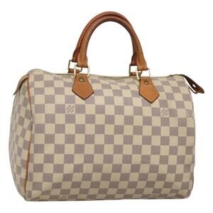 LOUIS VUITTON Damier Azur Speedy 30 Hand Bag N41533